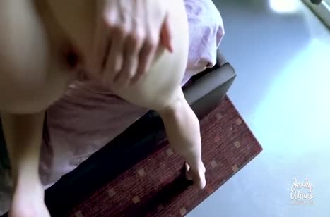 Busty blonde films fucking on the phone 3