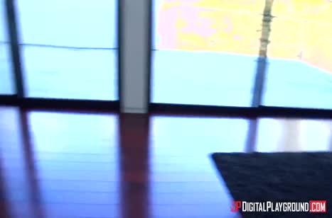 A nasty neighbor meets a guest in the doggy style position 1